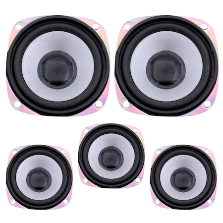 3 Inch 5 Pieces Subwoofer Replacement DJ Speaker Sub Woofer Loudspeaker Wide Range Loud 5 Core WF 3 Inch DBL SQ 5pcs Ratings